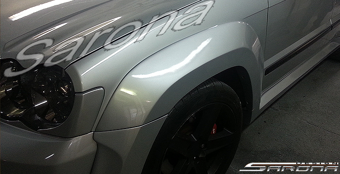 Custom Jeep Grand Cherokee  SUV/SAV/Crossover Fender Flares (2005 - 2010) - $2200.00 (Part #JP-001-FF)